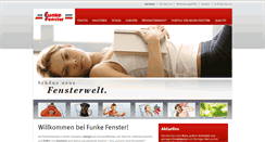 Desktop Screenshot of funke-fenster.de